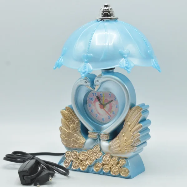 2 in 1 Flamingo Lamp & Clock